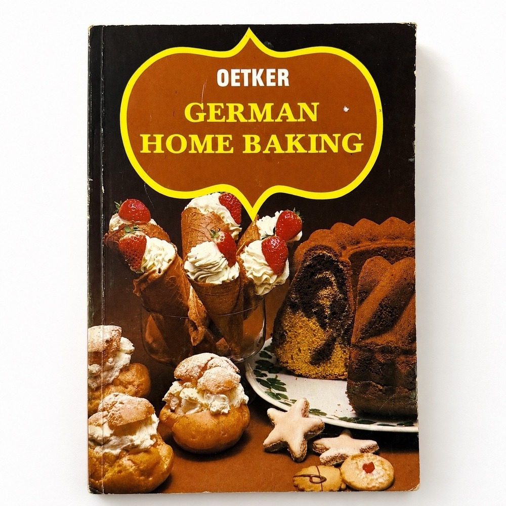 1981 Oetker German Home Baking Cookbook 3rd Edition Original Cookies Pastries